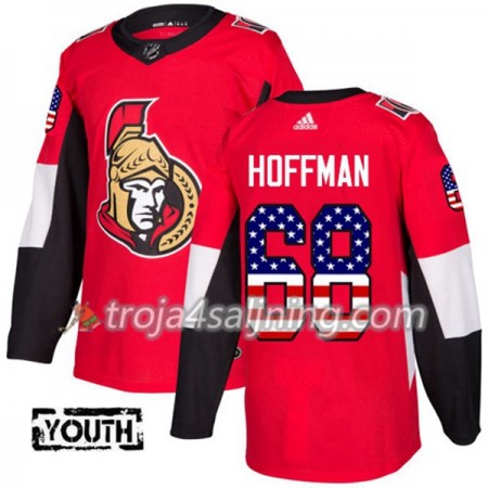 Ottawa Senators tröja Mike Hoffman 68 Röd USA Flag Fashion 2017-2018 Adidas Authentic - NHL Tröjor Barn Ottawa Senators tröja Mike Hoffman 68 Röd USA Flag Fashion 2017-2018 Adidas Authentic - NHL Tröjor Barn